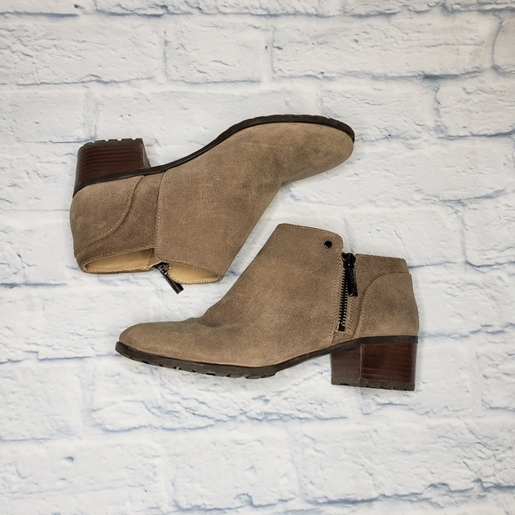 Karl Lagerfeld Paris suede booties size 6 - Picture 3 of 8